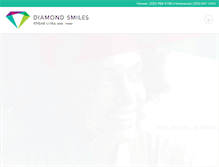 Tablet Screenshot of diamondsmiles.com